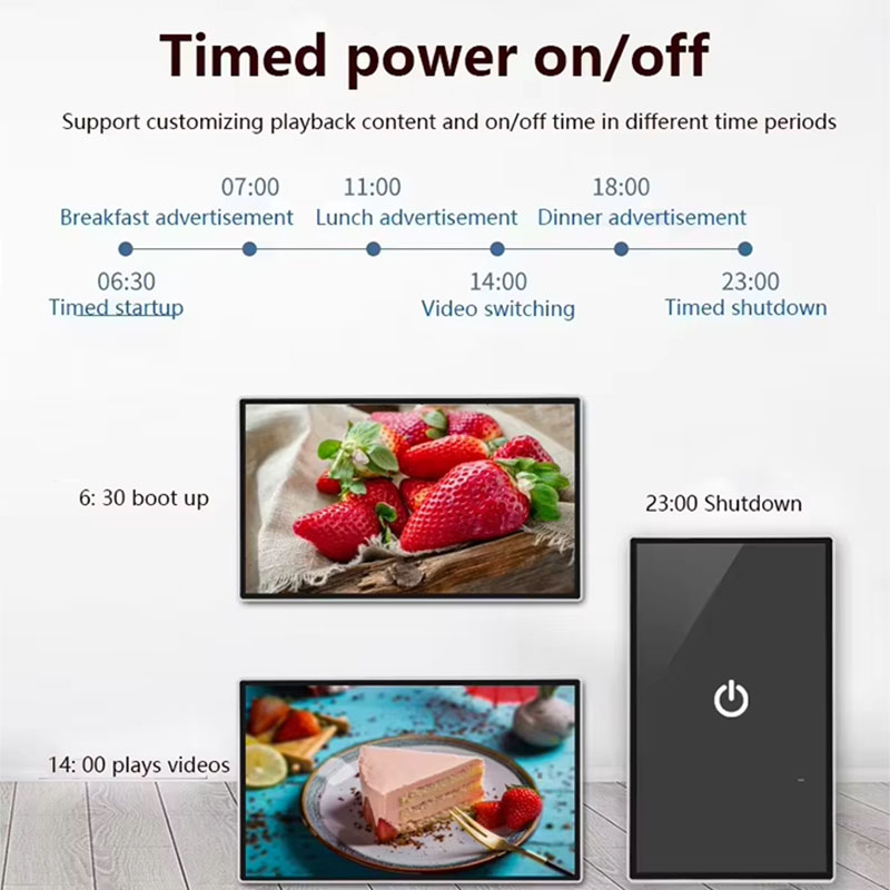 21.5 Inch Indoor LCD Digital Signage and Display advertising Media Player (1)