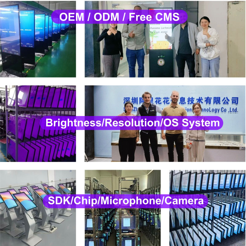 21.5 Inch Indoor LCD Digital Signage and Display advertising Media Player (3)