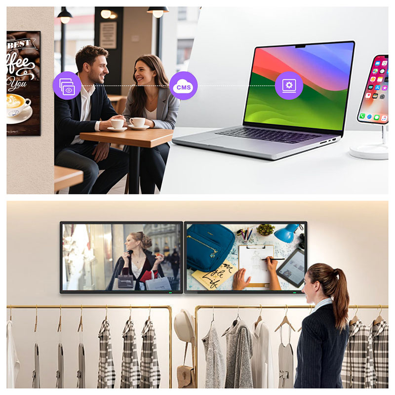 24 Inch Wall Mounted Android Advertising Signage (4)