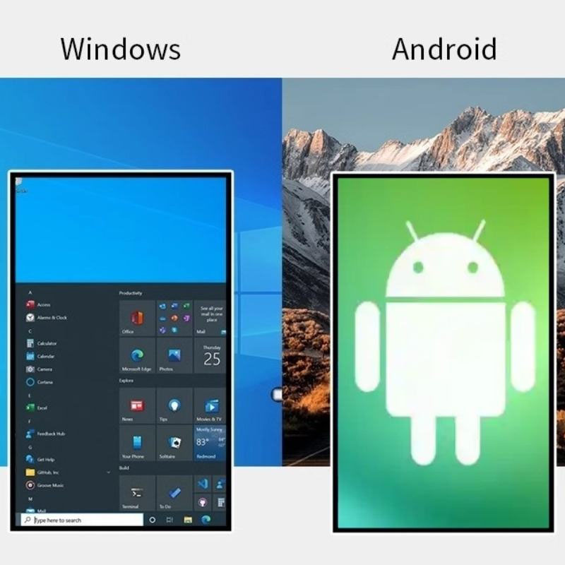 27 Inch UHD Android Wifi CMS Digital Signage (5)