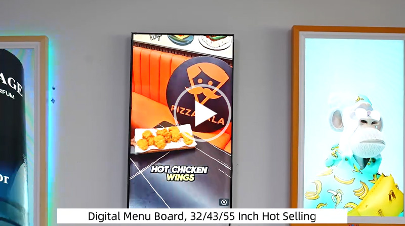 32-inch digital menu board