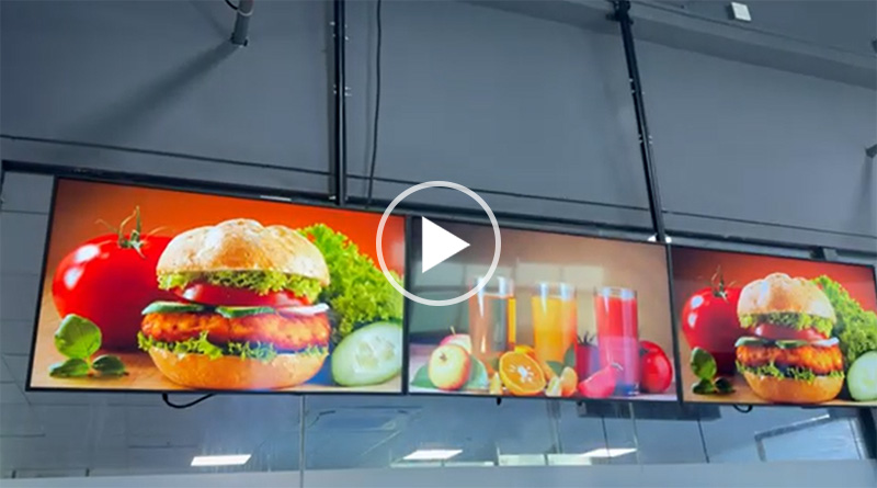4K Digital Menu Board 43