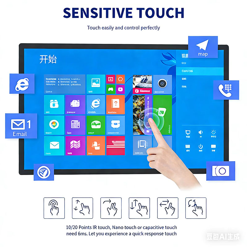 Android Wifi Smart Touch Panel LCD Interactive Board (8)