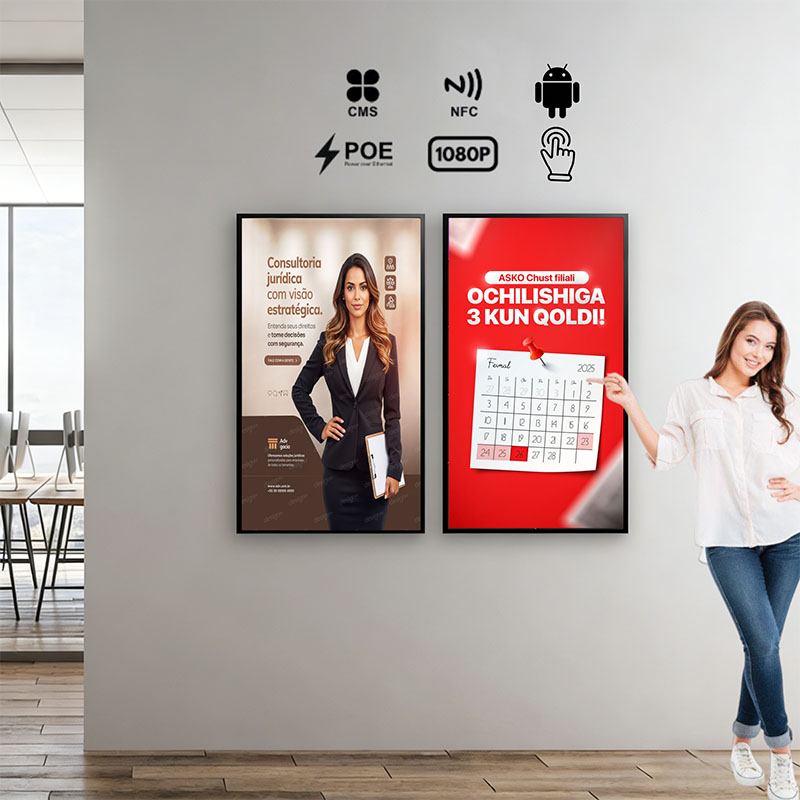 Android Wifi Smart Touch Panel LCD Interactive Board (9)