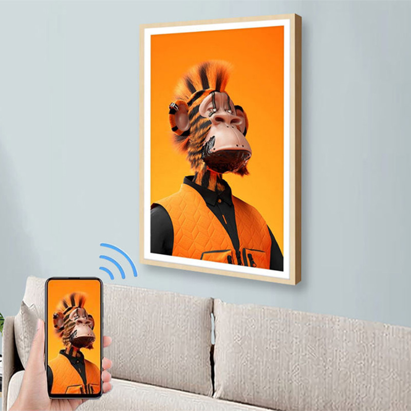 Large Size 38402160 Digital Picture Frame Wifi Electronic Video Frame CMS Cloud Smart