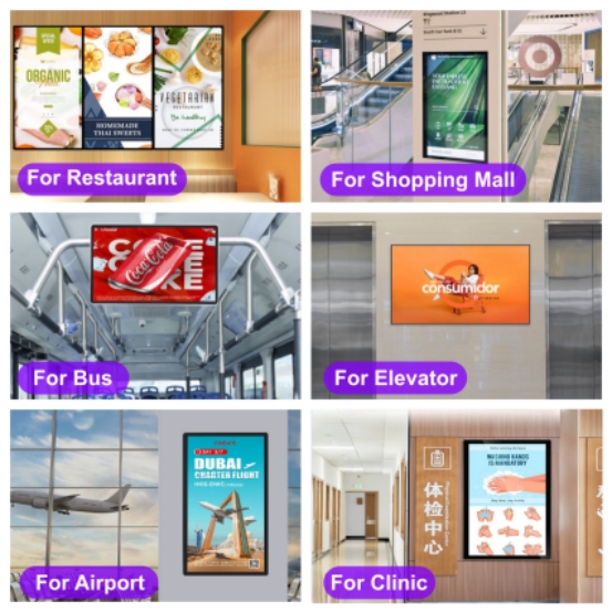 Slim 4K menu boards enable instant, dynamic updates