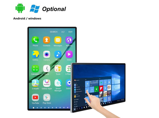 Industrial-grade interactive touchscreens ensure reliable, customizable, high-quality retail solutions