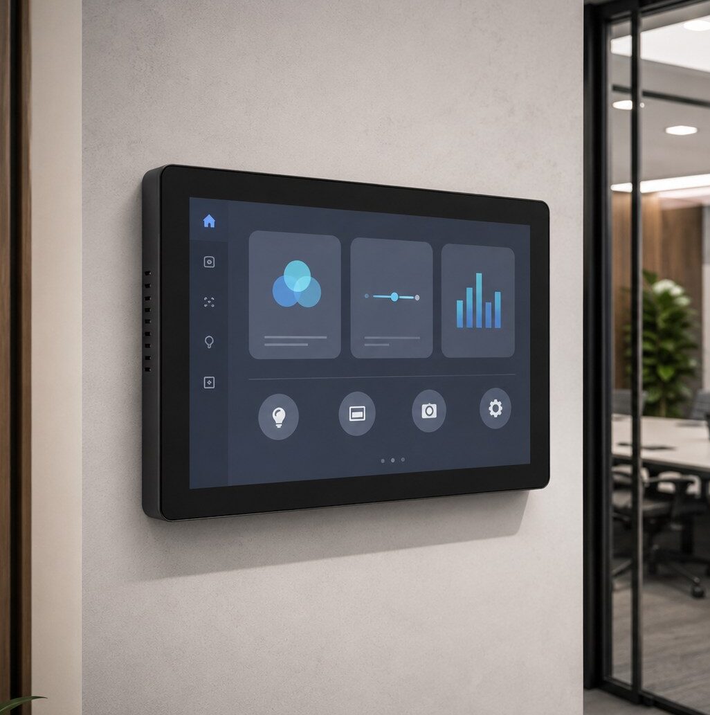 A professional android wall mount touch screen can handle continuous 247 use.