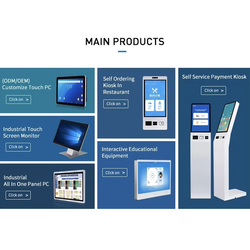21.5 Inch Embedded Touch Monitor Full HD 1080P Open Frame Capacitive Touch Screen Display for Kiosk Digital Signage-3
