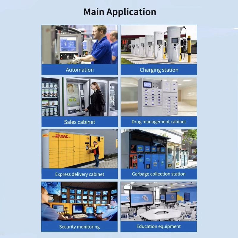 21.5 Inch Embedded Touch Monitor Full HD 1080P Open Frame Capacitive Touch Screen Display for Kiosk Digital Signage-4