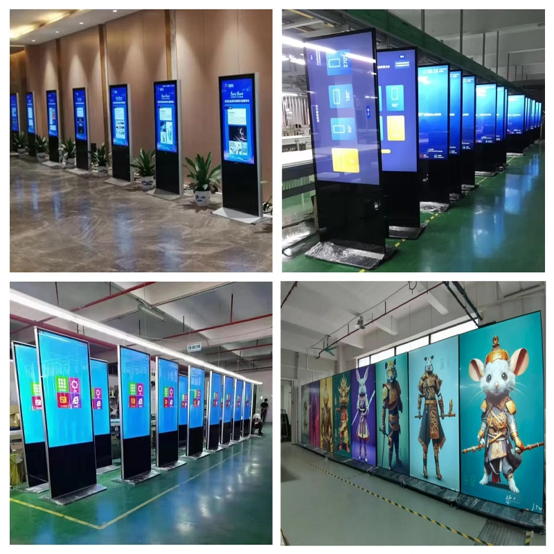 4K LCD Touch Screen Floor Standing Media Player Custom for Advertising-2