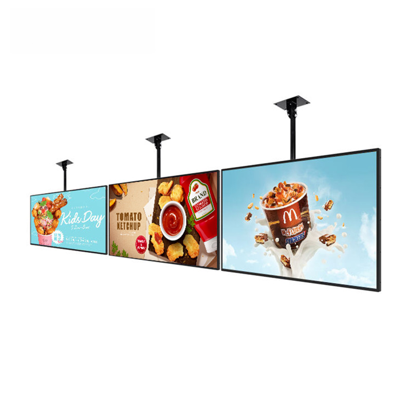 Multi-screen digital menu board system for fast food advertising