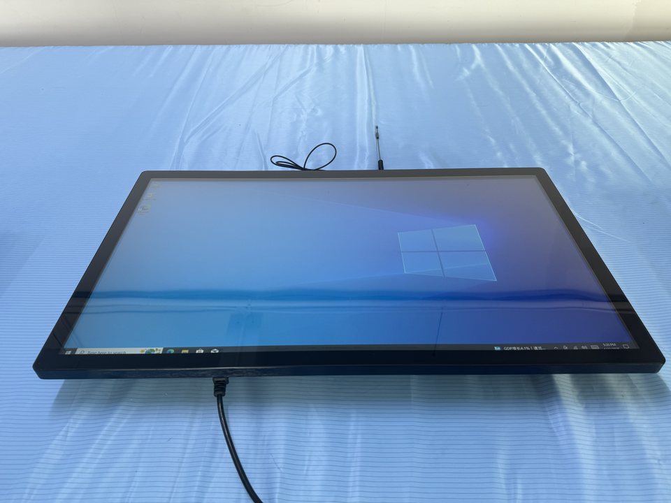 Commercial digital signage screen prepared for multi location content management